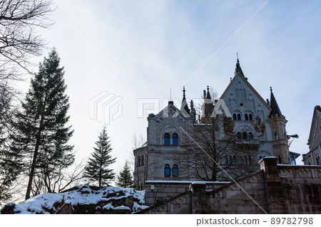 The main castle of Neuschwanstein Castle in Germany 89782798