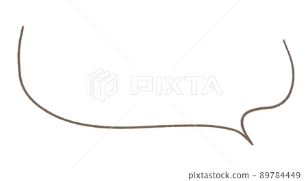 Hand-painted speech bubble Hand-painted speech bubble 89784449