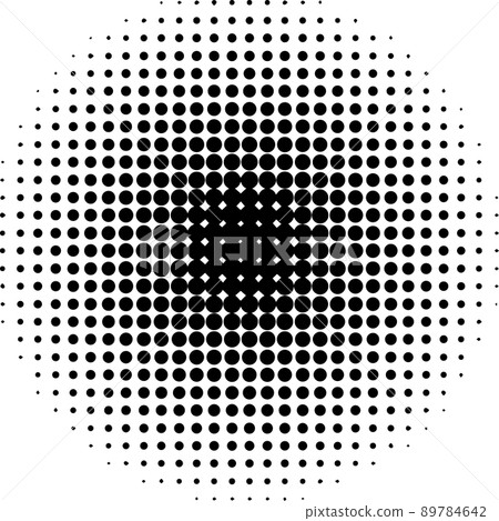 Dot Polka Dot American Comic Screentone 黑色 89784642