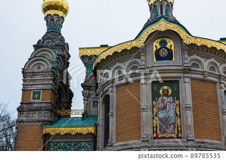 德國達姆施塔特瑪蒂爾達山上的俄羅斯東正教教堂 89785535