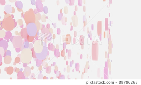 CG 圓柱體 許多粉紅色圓柱體背景 89786265