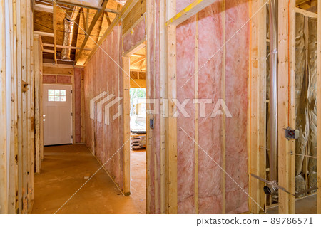 Thermal insulation material, rock wool mineral fiber cotton, mineral fibre, glass wool 89786571