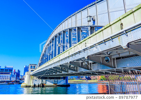 [Tokyo cityscape] Kachidoki Bridge 89787977