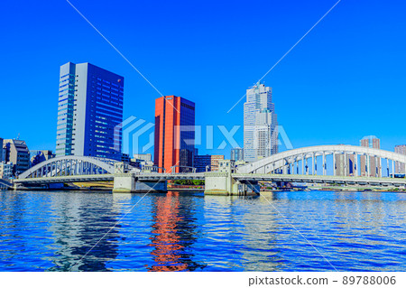 [Tokyo cityscape] Kachidoki Bridge 89788006