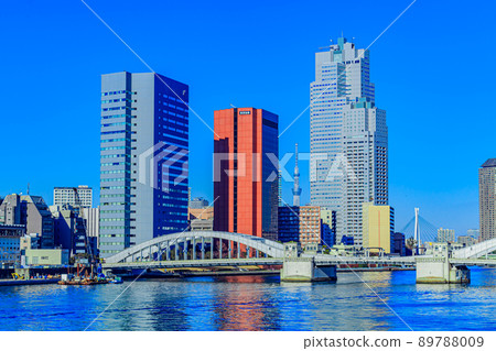 [Tokyo cityscape] Kachidoki Bridge 89788009