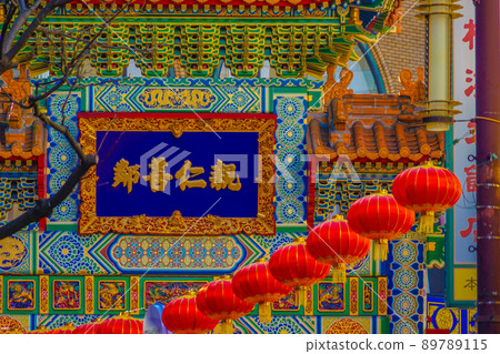 橫濱中華街的農曆新年裝飾 89789115