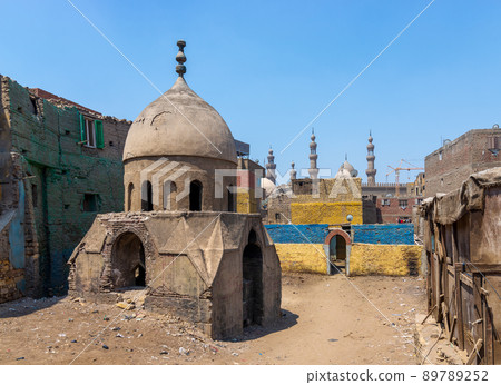 Ruins of Mausoleum of Sidi Al Komi, Old Cairo, Egypt Ruins of Mausoleum of Sidi Al Komi, Old Cairo, Egypt 89789252
