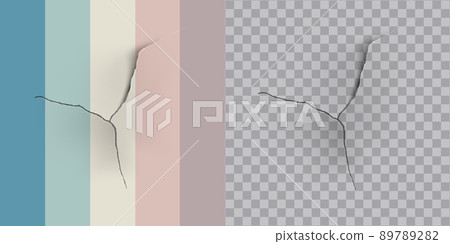 Realistic crack paint texture in vintage style  89789282