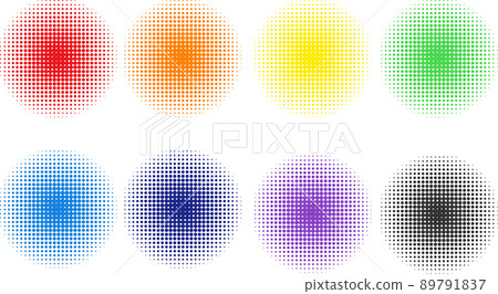 Dot Polka Dot American Comic Screentone Rainbow Color Rainbow Dot Polka Dot American Comic Screentone Rainbow Color Rainbow 89791837