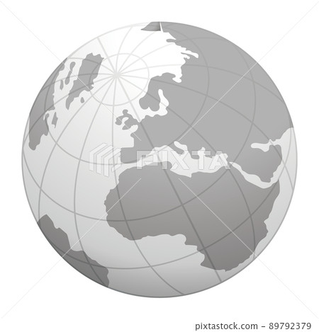 地圖材料。球體地球。平面設計。 89792379