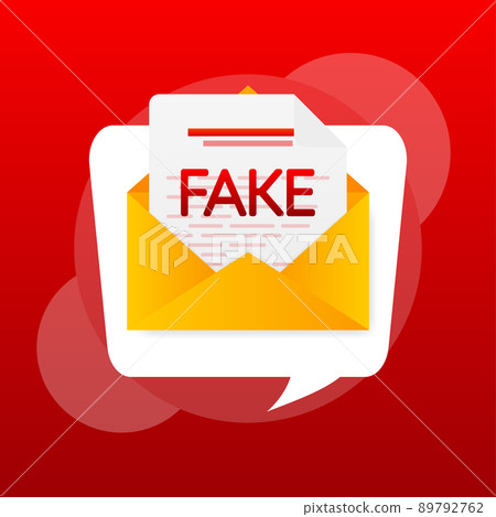 Fake sign concept. Abstract web banner. Vector design. Web banner template Fake sign concept. Abstract web banner. Vector design. Web banner template 89792762