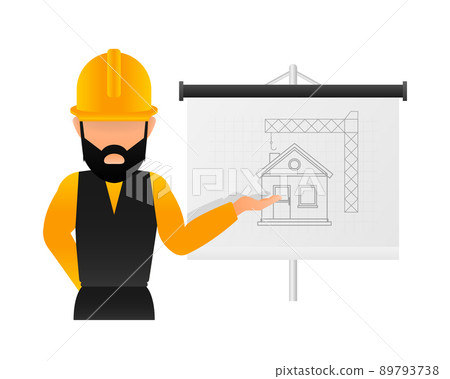 Construction, great design for any purposes. Isometric vector illustration. Flat vector illustration 89793738