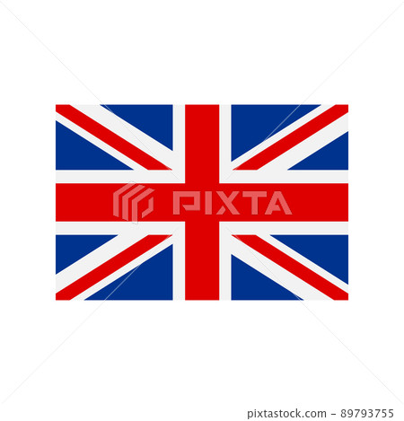 Vector flat Great Britain flag Vector flat Great Britain flag 89793755