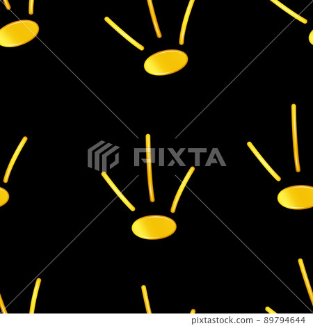 Seamless pattern of golden crowns on black background. Vector illustration Seamless pattern of golden crowns on black background. Vector illustration 89794644