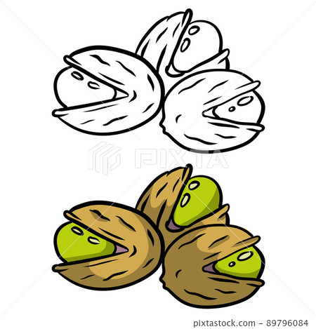 Pistachios. Green nuts in their shells Pistachios. Green nuts in their shells 89796084
