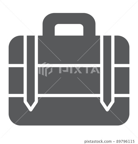 Luggage glyph icon, bag and baggage, suitcase sign, vector graphics, a solid pattern on a white background, eps 10. Luggage glyph icon, bag and baggage, suitcase sign, vector graphics, a solid pattern on a white background, eps 10. 89796115
