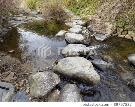 Asuka River Flying Stone in Asuka Village Asuka River Flying Stone in Asuka Village 89797822