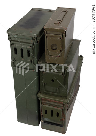 Stack of ammo cans 89797961
