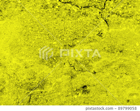 yellow cracked wall background 89799058