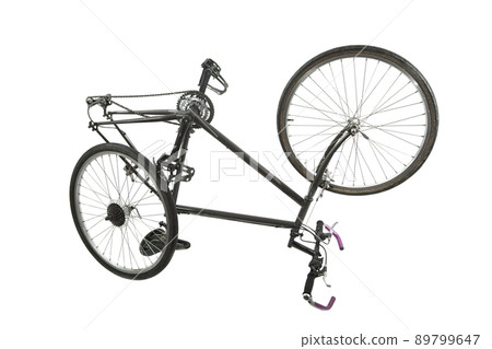 Bicycle on white 89799647