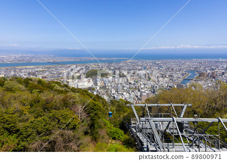 View of Bizan Ropeway and Tokushima City (Tokushima City, Tokushima Prefecture) View of Bizan Ropeway and Tokushima City (Tokushima City, Tokushima Prefecture) 89800971