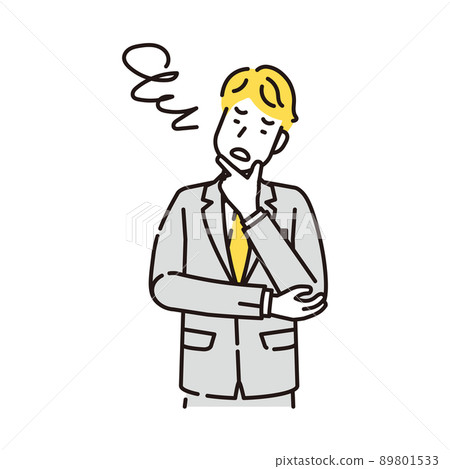 Person illustration line drawing Person illustration line drawing 89801533