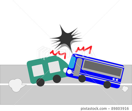Roads, traffic accidents, collision accidents, accidents that have occurred due to collision with a car running backwards on the road Roads, traffic accidents, collision accidents, accidents that have occurred due to collision with a car running backwards on the road 89803916