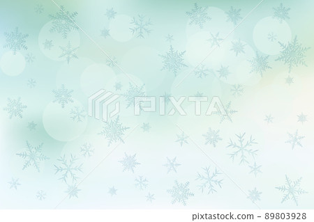 Blurred winter background with snowflakes. Vector winter holiday backdrop. Blurred winter background with snowflakes. Vector winter holiday backdrop. 89803928