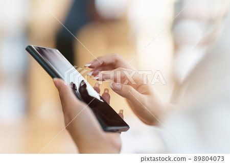 A businesswoman completes KYC using an online banking program in order to open a digital savings account. The definition of cyber security. A businesswoman completes KYC using an online banking program in order to open a digital savings account. The definition of cyber security. 89804073