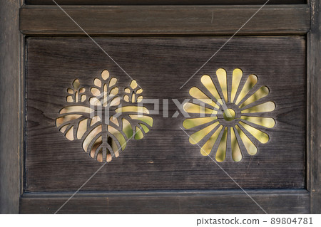 永法寺院內庭園大門的圖案 永法寺院內庭園大門的圖案 89804781