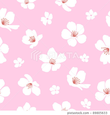 Cherry blossom seamless pattern. Cherry blossom seamless pattern. 89805633