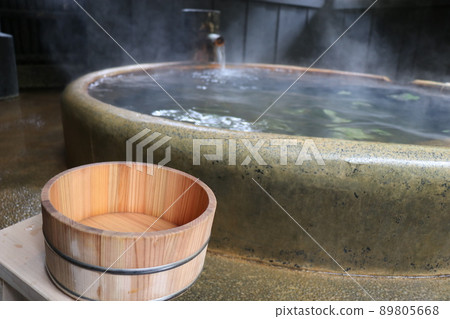 熊本溫泉，豪華旅館，房間浴缸，溫泉形象 89805668