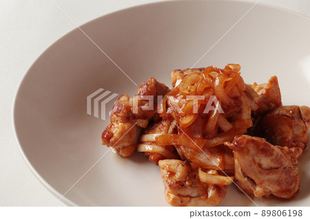 Stir-fried chicken with ketchup (home cooking) Stir-fried chicken with ketchup (home cooking) 89806198
