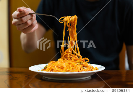 Pasta Napolitan meal 89806384