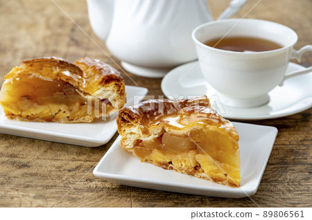 Apple pie and tea tea time Apple pie and tea tea time 89806561