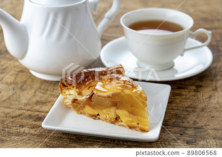 Apple pie and tea tea time Apple pie and tea tea time 89806568