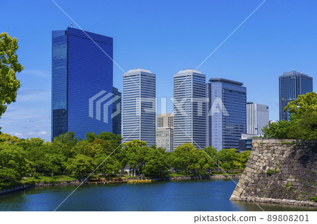 View from Osaka Business Park Nishinomaru Garden (early summer 2022) 89808201