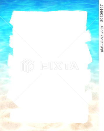 Frame with the image of the sea Frame with the image of the sea 89809447