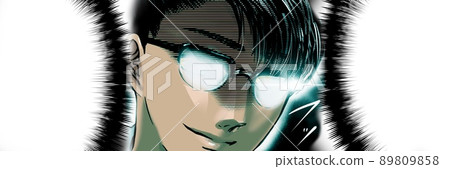 卡通 twink 眼鏡騙子詐騙和笑插圖 89809858