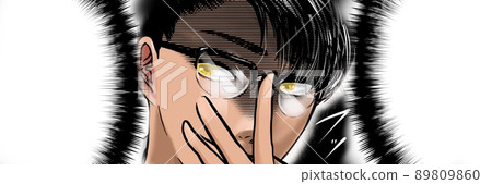 卡通 twink 眼鏡騙子詐騙和笑插圖 89809860