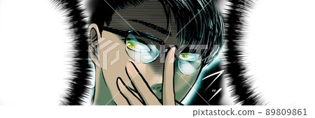 卡通 twink 眼鏡騙子詐騙和笑插圖 89809861