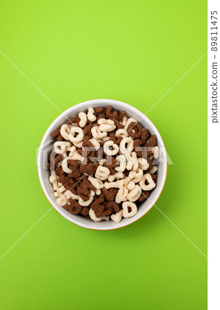 simple and chocolate cereals letters in orange bowl simple and chocolate cereals letters in orange bowl 89811475