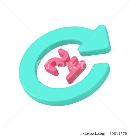 Glossy green arrow 24 hours customer support hotline service business realistic 3d icon vector Glossy green arrow 24 hours customer support hotline service business realistic 3d icon vector 89811776