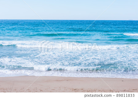 Sandy beach wave sea Sandy beach wave sea 89811833