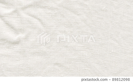 Natural linen white background 89812098