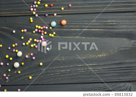 Colorful foam ball texture. 89813832