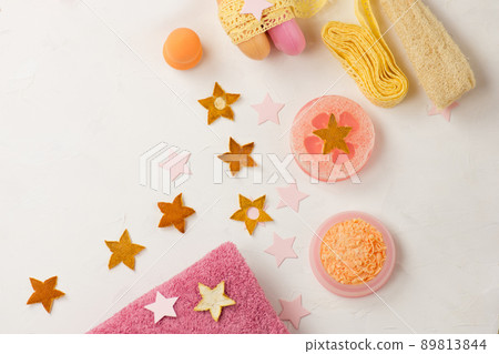 Various spa and body care products. Various spa and body care products. 89813844