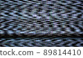 Old TV no signal template. Retro VHS glitch effect 89814410