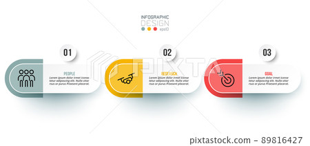 Infographic template business concept with step. Infographic template business concept with step. 89816427