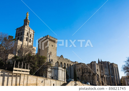 Avignon Palais des Papes and Notre Dame de Don Cathedral in Avignon, France Avignon Palais des Papes and Notre Dame de Don Cathedral in Avignon, France 89821745